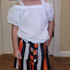 Children striped short set!